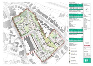 The proposals include a retirement complex, indoor sports facility and community hall alongside residential units