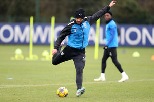 Okay Yokuslu drives at goal (Photo by Adam Fradgley/West Bromwich Albion FC via Getty Images).
