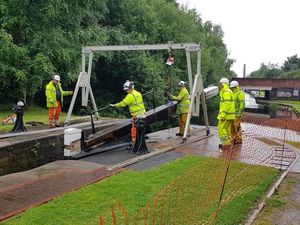 Supporting image for story: Repairs to vandalised Walsall canal lock costing £10,000
