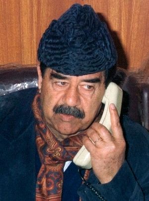 Saddam Hussein was reputedly afraid of being assassinated by telephone