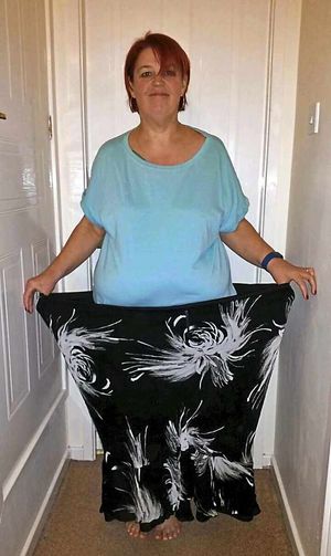 Out with the old - Julie's dramatic weight loss
