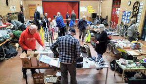 Last’s year’s Cycle Jumble organised by the National Cycle Museum