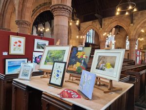 Supporting image for story: Art exhibition returns to Bridgnorth church