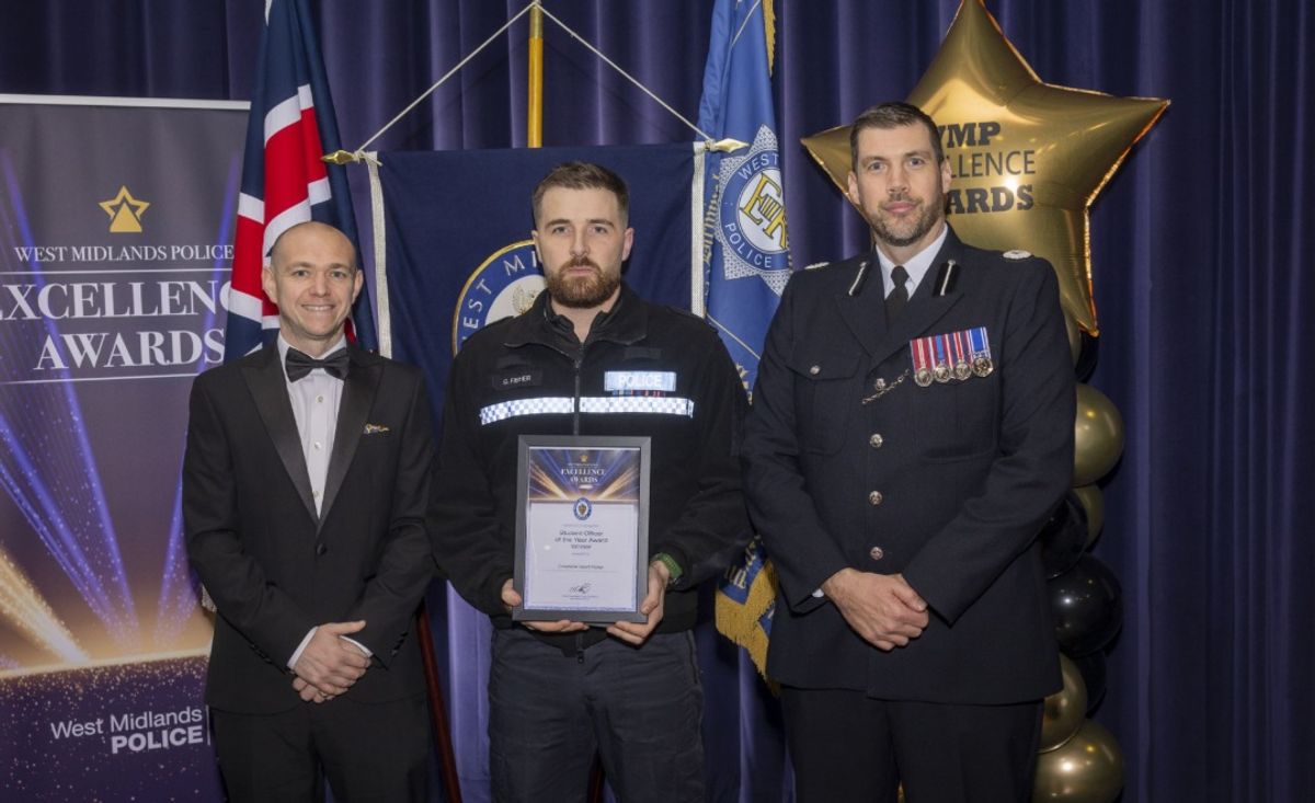 West Midlands Response officer wins excellence award for helping others
