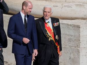 The Prince of Wales arrives for the funeral of Pope Francis in St Peter’s Square
