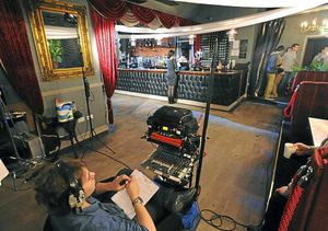 For The Love of Ella being filmed at The Prince Albert