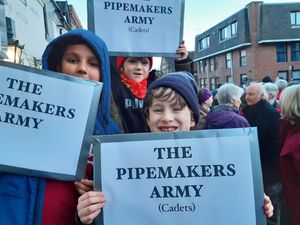 Supporting image for story: Watch as 'Pipe Makers Army' marches in support of its loved community pub