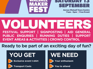 Supporting image for story: Call for volunteers to support Walsall’s one-day festival celebration