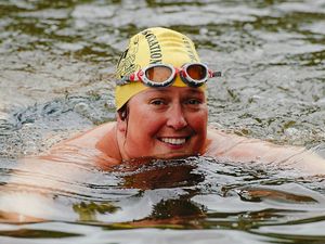 Supporting image for story: Shrewsbury nurse Melissa finishes her River Severn swim
