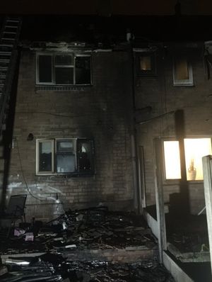Firefighters from Walsall, Bloxwich and Willenhall fought the fire. Photo: Bloxwich Fire