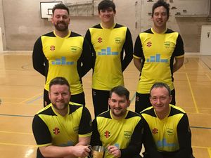 Supporting image for story: Grasshoppers retain Shropshire indoor cricket title