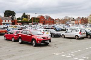 The toilets are in Oswestry's Central Car Park.