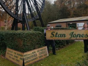 Supporting image for story: Shop signs saved from the scrap heap to honour Hednesford trader