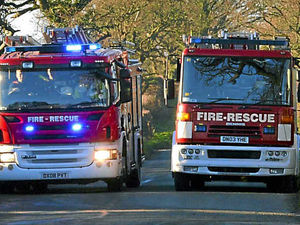 Supporting image for story: Firefighters tackle Telford house blaze