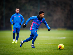 Supporting image for story: 12 of the best pictures as Adam Armstrong and Angel Gomes train with Wolves team-mates for first time