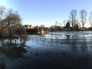 Supporting image for story: Shrewsbury flood barriers coming down as river level starts to drop