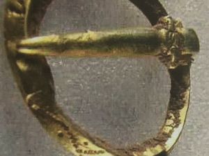 Supporting image for story: Medieval brooch found in Shropshire hills is declared treasure