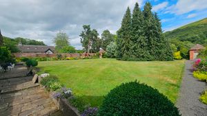 The home has stunning enclosed gardens. Picture: Wrights/Rightmove