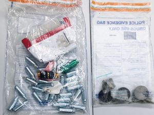 Supporting image for story: Gas canisters, balloons and cannabis seized