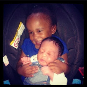 Ameiya (left) and Ricardo Junior Del-Brocco (Kayla Del-Brocco/PA)