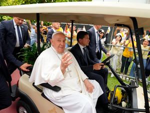 Supporting image for story: Pope lands in Singapore following visit to East Timor