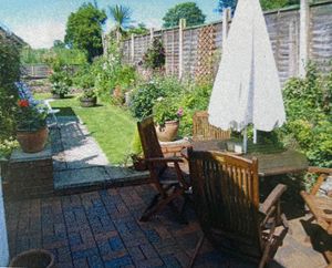 Prior to their hardwork, the modest-sized garden featured not much more than a well manicured lawn and patio area