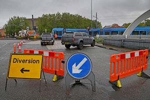 There were severe delays across the city after the crash, which left roads closed