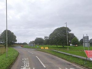 Supporting image for story: Car hits barriers at Whitchurch roundabout