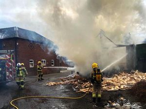 Supporting image for story: Dramatic search as Shropshire firefighters feared person trapped in burning building