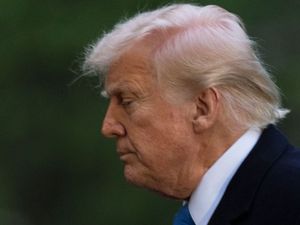 Donald Trump side profile