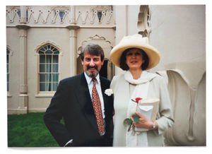 John Challis with his fourth wife, Carol, whom he married two decades ago.