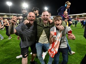 SPORT COPYRIGHT NATIONAL WORLD TIM THURSFIELD -16/05/25WALSALL V CHESTERFIELD, PLAY-OFFS SECOND LEG.The Saddlers are going to Wembley!