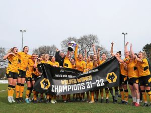 Supporting image for story: Wolves Women celebrate title win