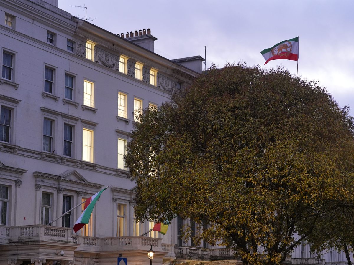 Four police hurt and 14 arrests made during Iranian embassy protest