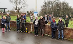 Protesting to save the meadow
