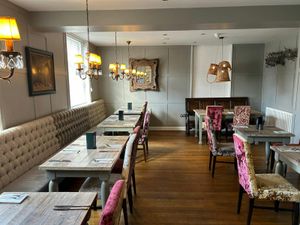 The restaurant seating area inside Townhouse in Oswestry. Picture: Halls. 