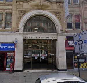 Birmingham Gazette Building in the city centre. Taken from Google Maps.