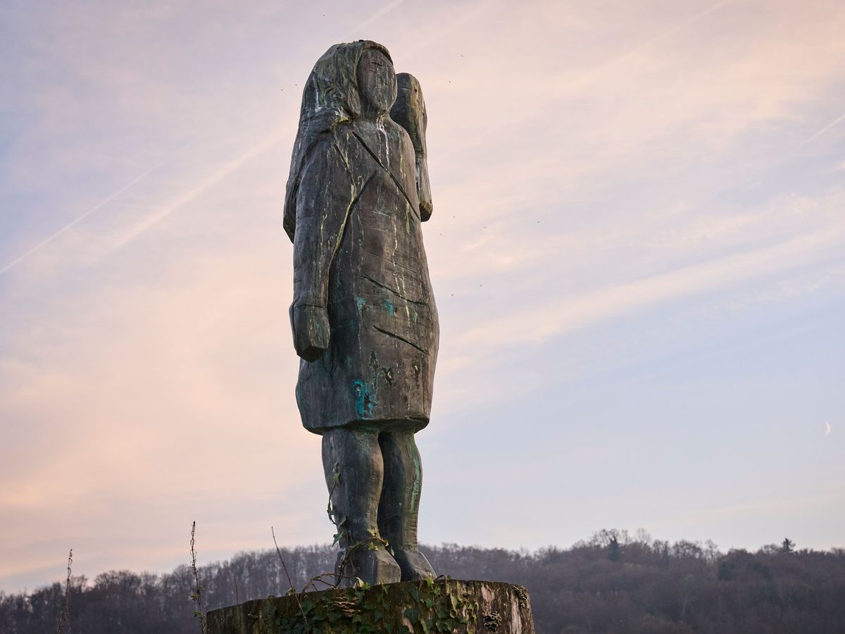 Police investigate disappearance of Melania Trump’s statue in Slovenia