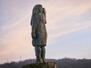 Supporting image for story: Police investigate disappearance of Melania Trump’s statue in Slovenia