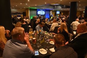 Guests and nominees enjoying the Black Country Heroes event at Molineux