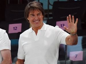 Supporting image for story: Tom Cruise, Ariana Grande and Jessica Chastain watch Paris Olympics gymnastics