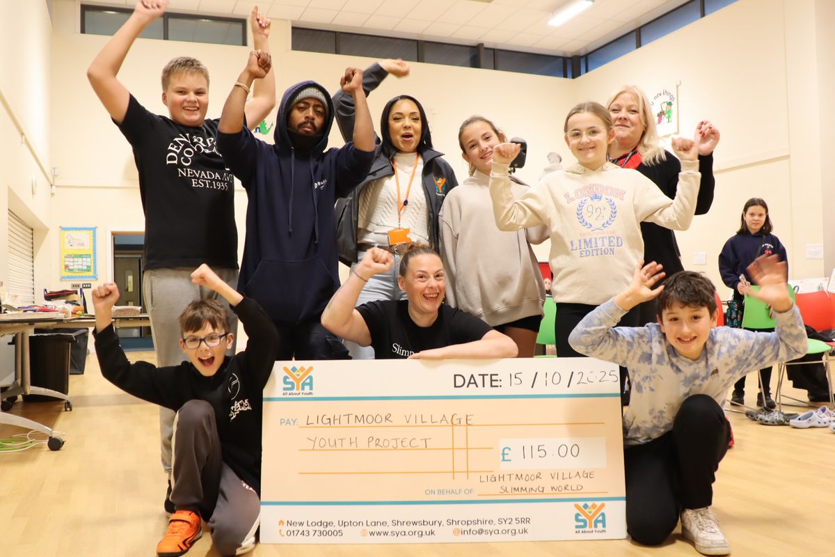 Slimming World donation helps Telford youth club