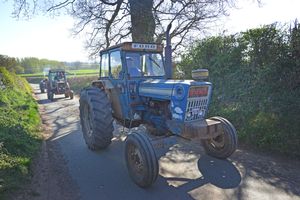 The tractor run gets underway