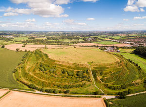 Old Oswestry Hill Fort. Photo: Virtual Shropshire Drone Rangers