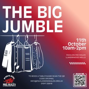 Supporting image for story: The Big Jumble is coming to a Llandrindod Wells venue this autumn