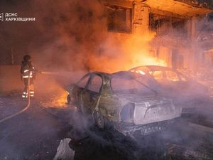 Supporting image for story: Three killed in Ukraine as Russia continues drones offensive