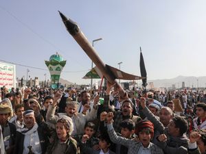 Supporting image for story: Israeli military says it intercepted missile fired from Yemen