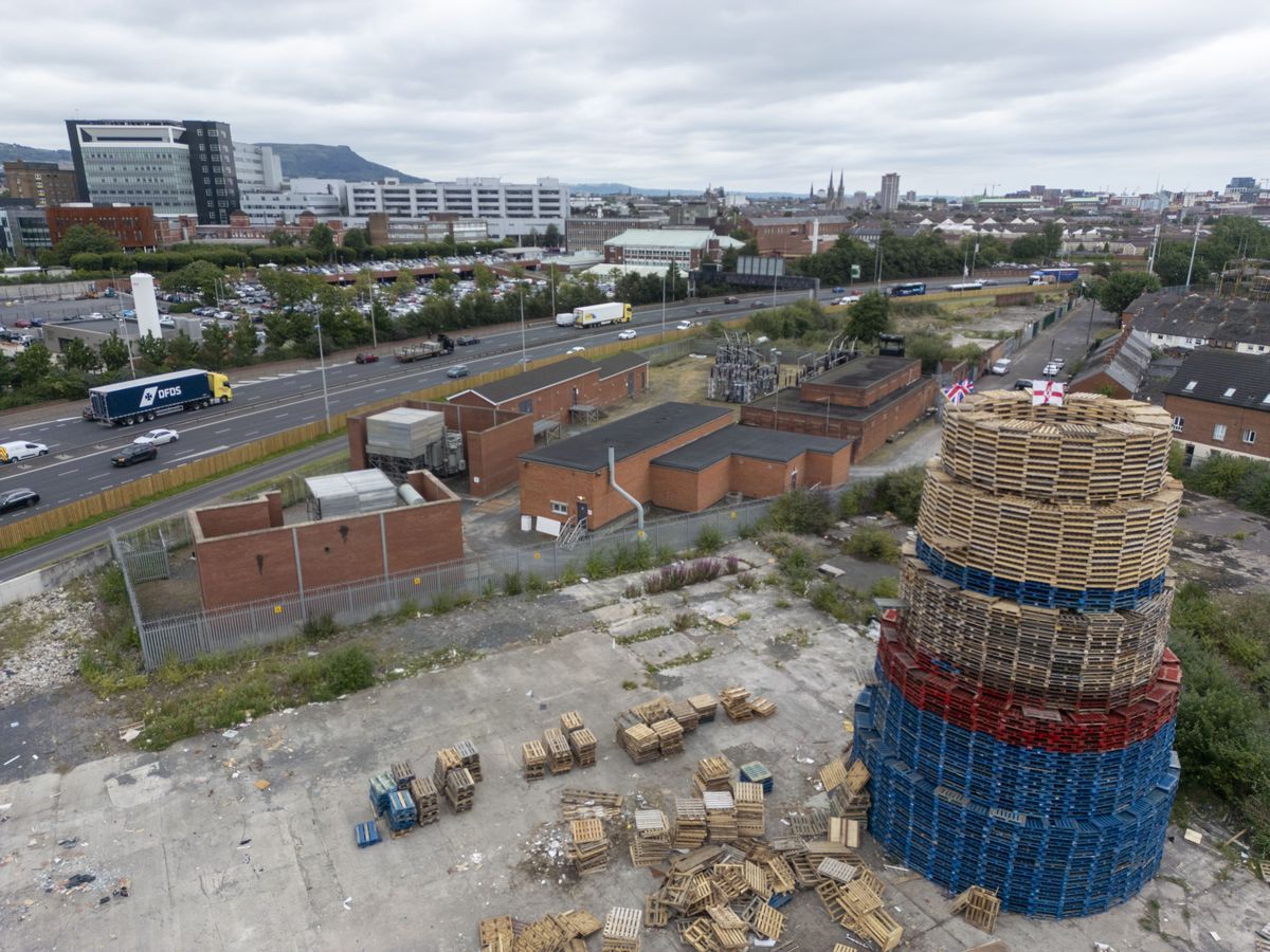 Little-Pengelly urges people to stop playing politics over Belfast bonfire