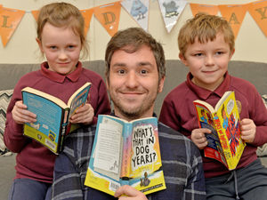 Supporting image for story: World Book Day celebrated with writer's visit to Cannock school