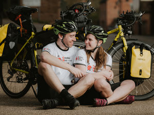 Supporting image for story: Pedal power for pair on two-year cycle trip around the world 